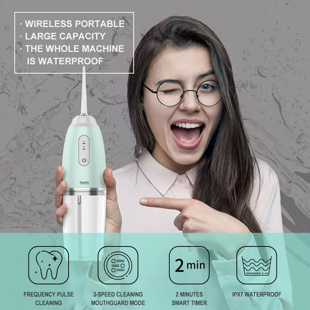 New portable tooth oral irrigator water flosser intelligent oral irrigator