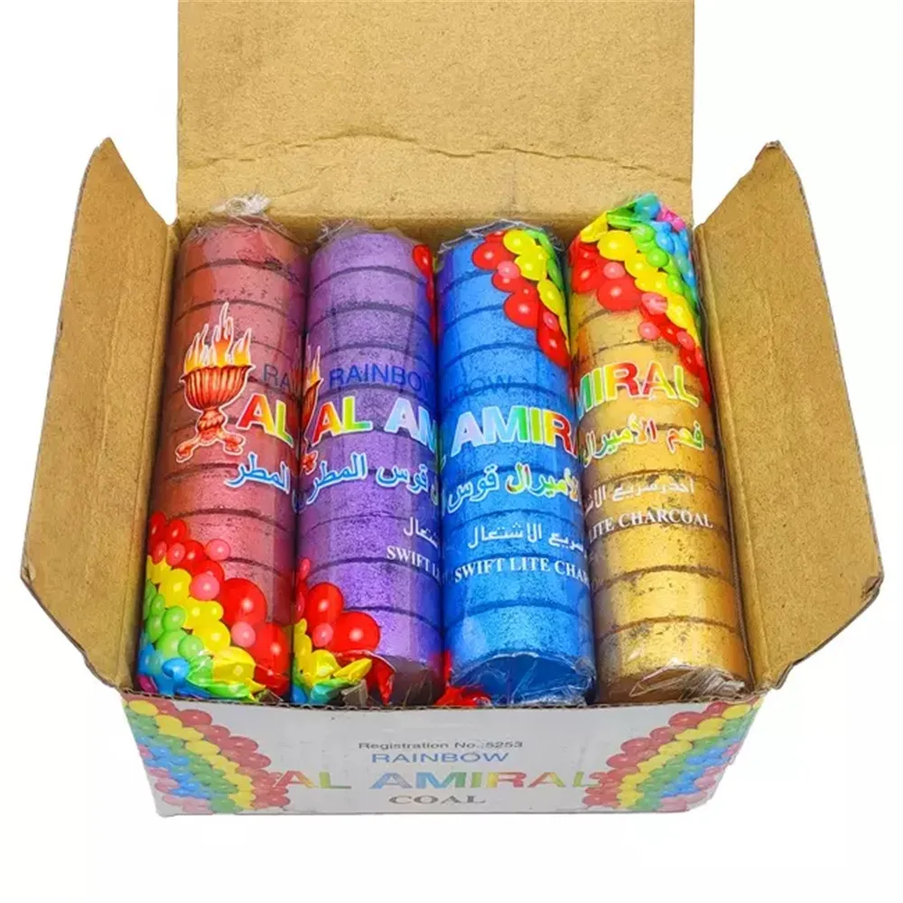 10pcs/roll hookah charcoal fast burn coal wholesale hookah charcoal