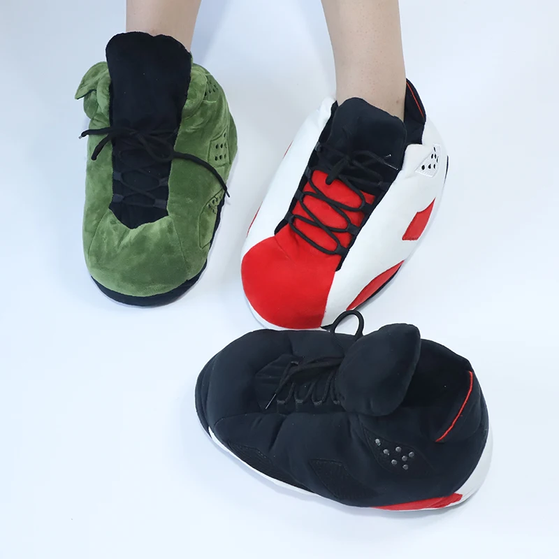 Fluffy House Home Shoes Yezzy Plush Slipper 2021 Pantoufle En Peluche Men Zapatillas Deportivas De Felpa Oversized Women Sponge