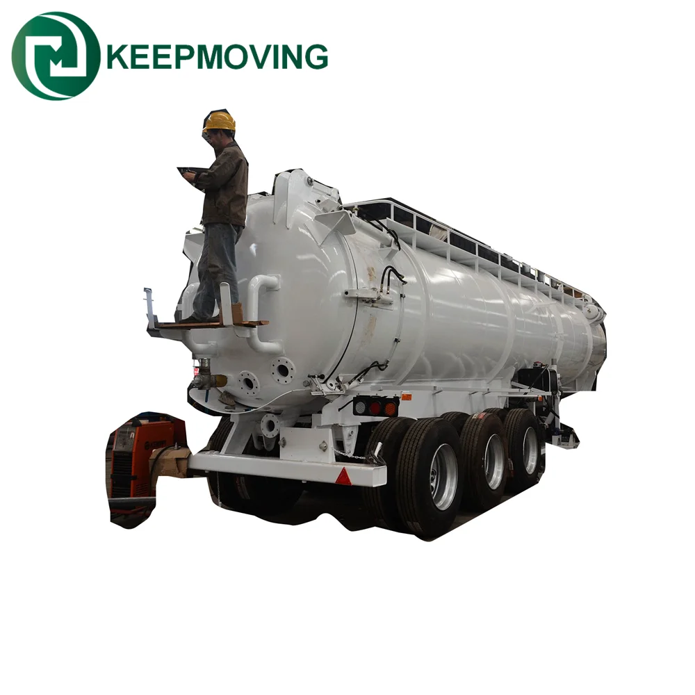 China Manufacturer Steel Tanker Semi Truck Trailer Price