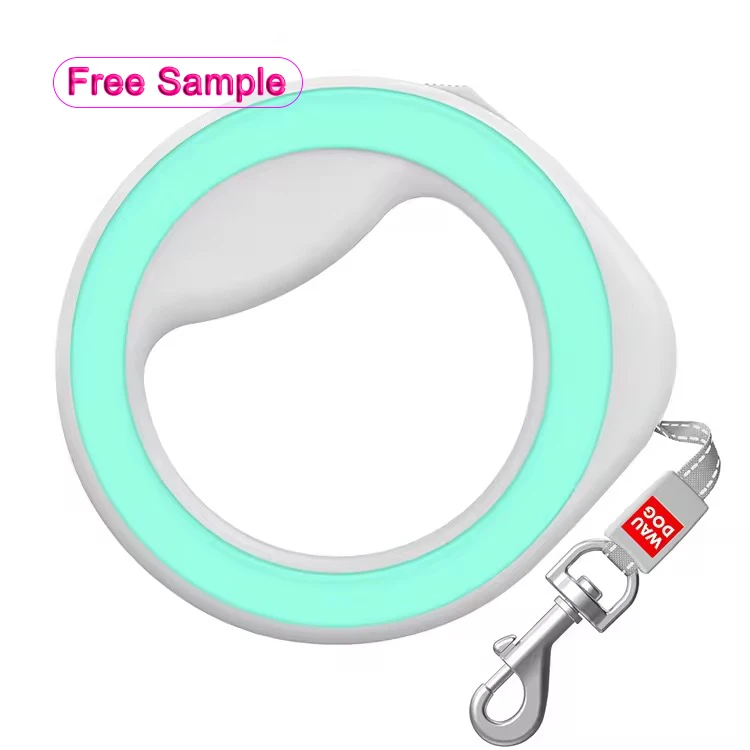 Small Medium And Large Dog Moving Free Scalable Heavy Duty Retractable Dog Leash with Reflective Strip and Anti-Slip Handle