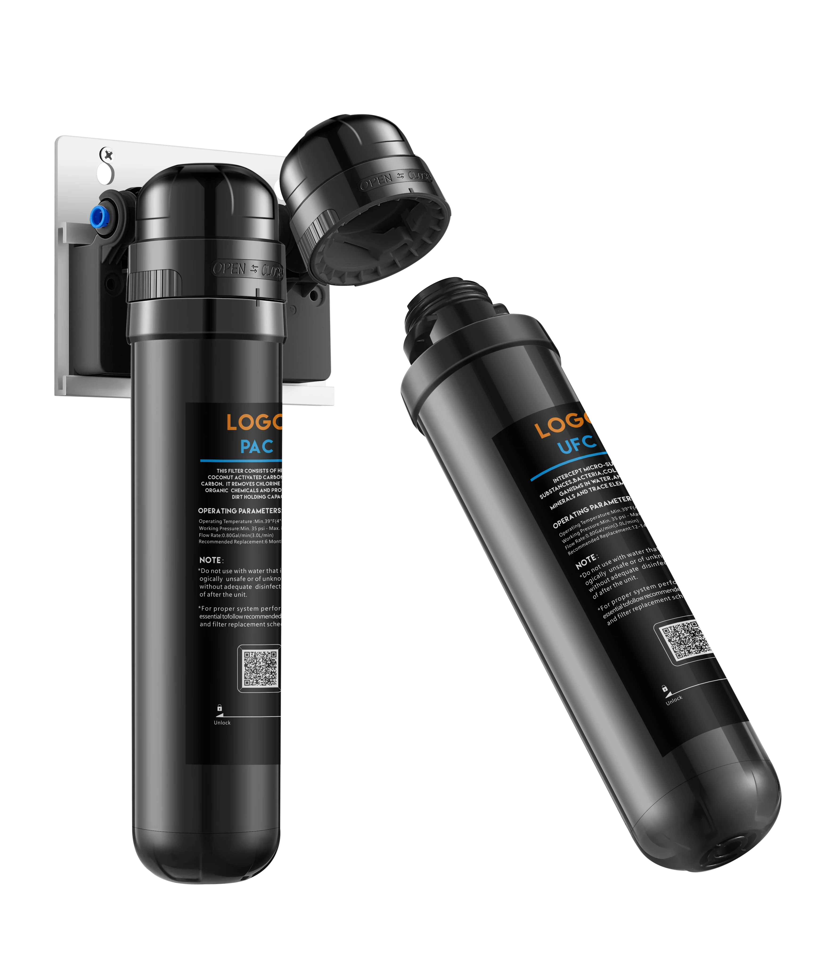 Multiple Combinations Household Easy ReplacedK5-2 PPC+C  Drinking Water Filtration System For kichen No punching