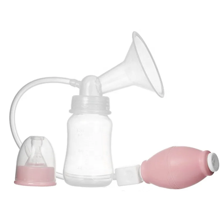Amazon Top Selling Multi Function OEM ODM Silicone Breast Pump 0 ~ 6 Years Old Baby Feeding Single Loaded Packaging Manual Drive