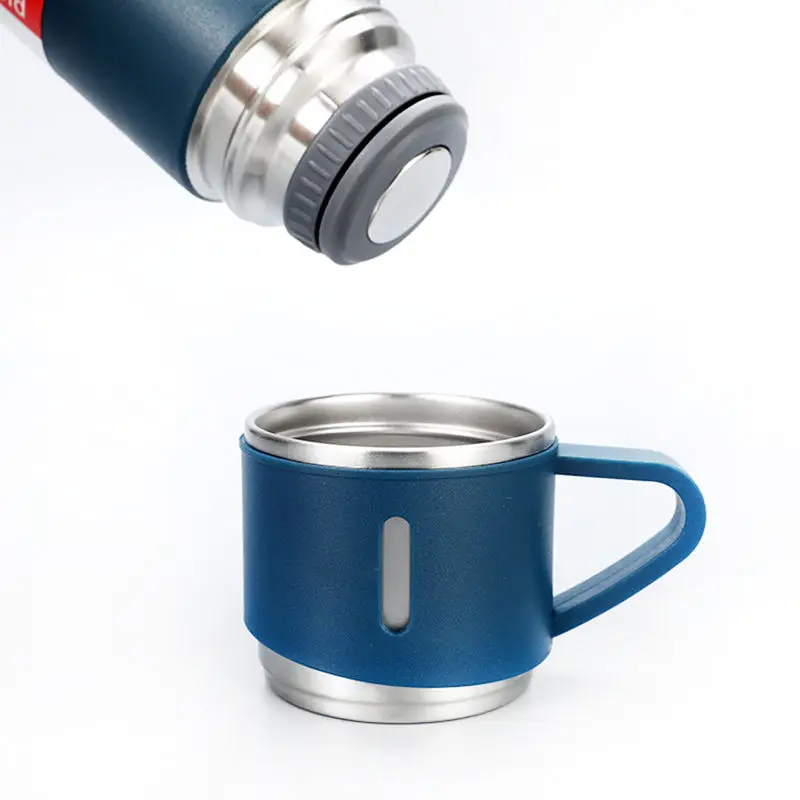 304 Stainless Steel Thermo Mug 500ml Vacuum Insulated Bottle with Cup for Coffee Hot & Cold Drink