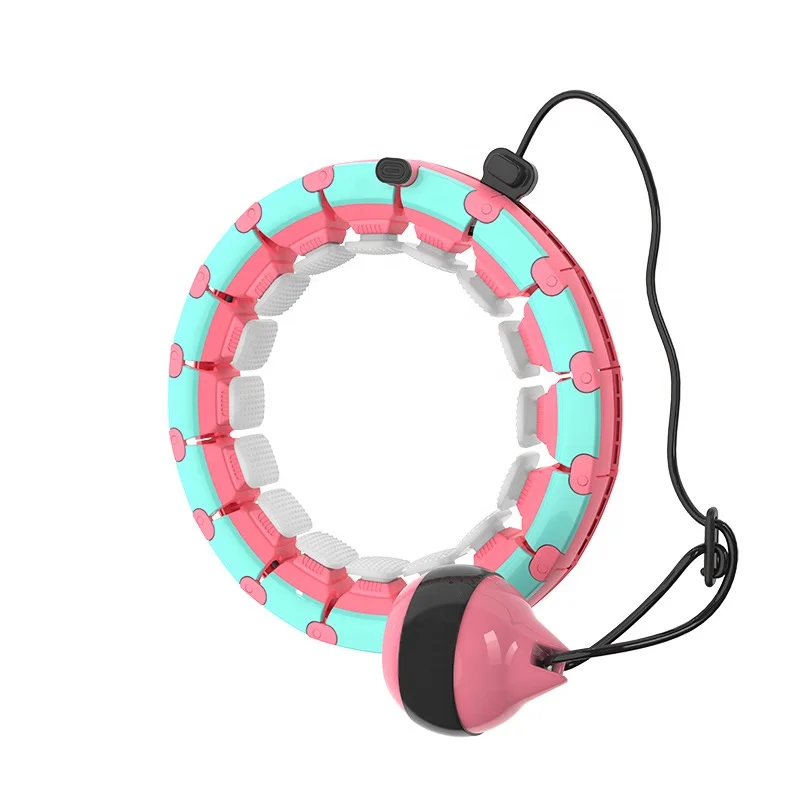 
24 Knots Smart Weighted Hula Ring Hoop for Adults Weight Loss with Weight Ball Detachable 