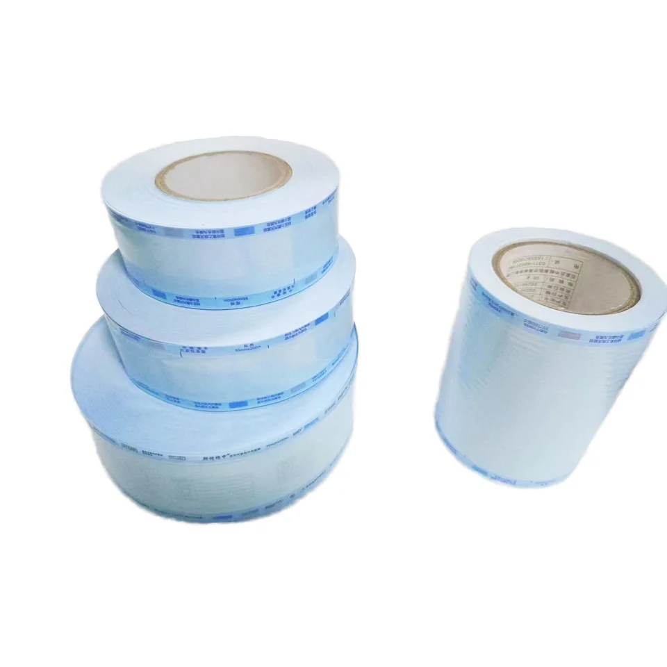 Heat-sealing Sterilization Package bag /Medical Paper+Film Combined Sterilization Tubing Autoclave Pouch Reel Roll