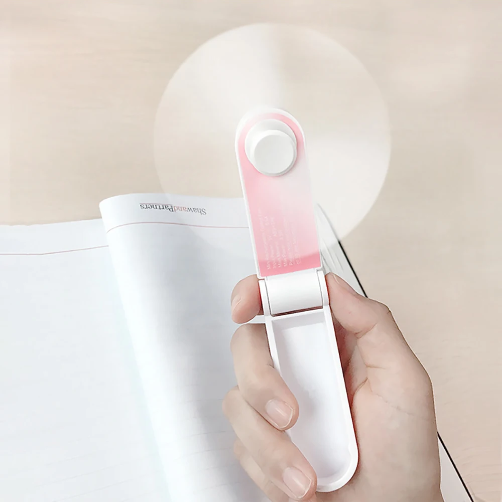 Hot Sales new mini  handheld fan portable folding pocket fan for outdoor or indoor