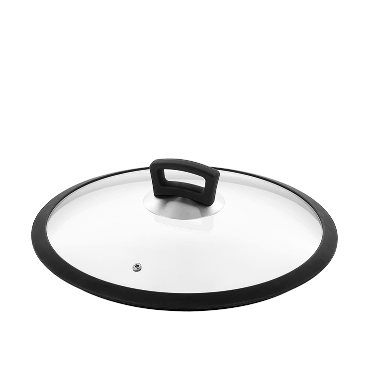 Axa, высокое качество, цвета: черный, Фика сковорода с антипригарным китайские вки Сковорода-вок со стеклянной крышкой плита кастрюли для дома