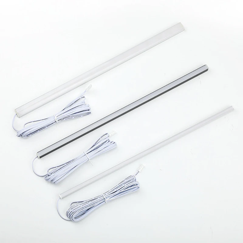 Customized LED Strip Light Black Silver Aluminum Profile Magnetic Dimmable LED Light Bar Full Solution For Gondola Shelving