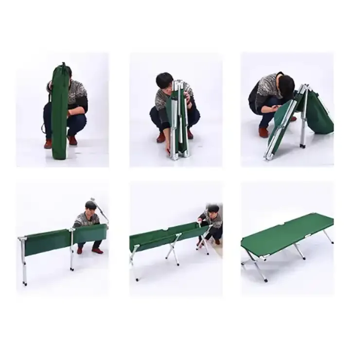 Outdoor Lounge Picnic Folding Bed Foldable Beach Support Relax Camping Chair