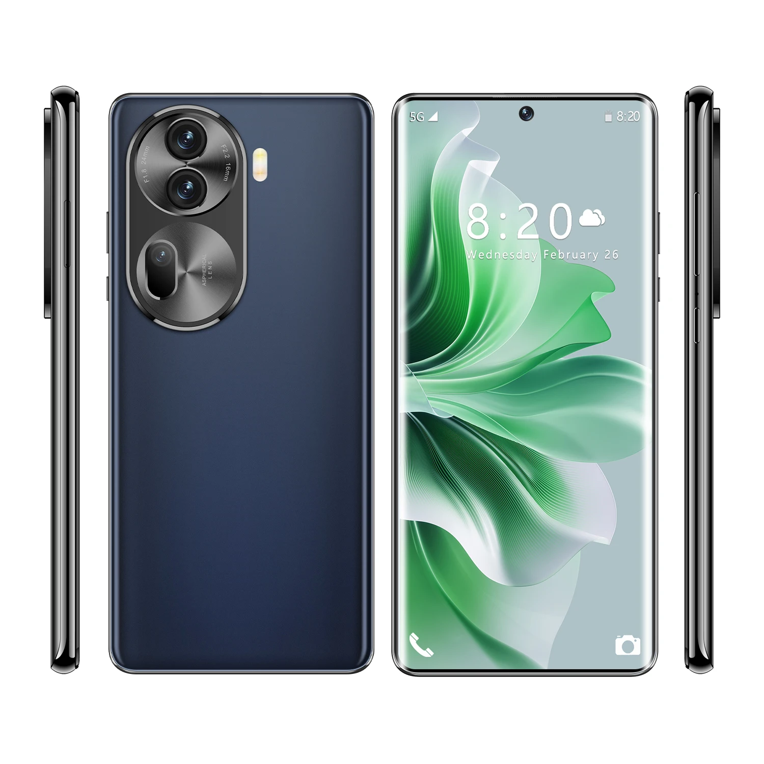 Smart Phone Renoll pro 5G 6.54 inch big screen Dual SIM Card cell phone custom smartphones android mobile phones