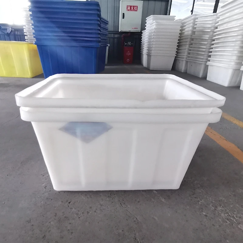 Industrial rectangular rotomolding PVC  plastic square  shape hydroponic water storage tank fish tank