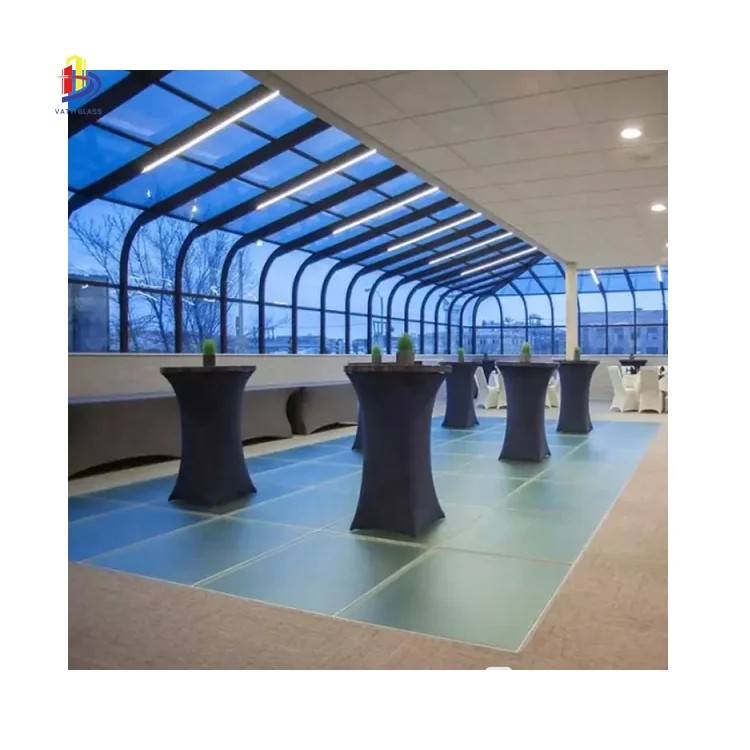 Low-e insulation laminated glass for outdoor roof