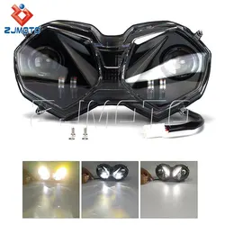 Motorcycle LED Headlight W/ High Low Beam DRL Angel Eye Assembly For Tiger Explorer XC XCa XCx XR XRt XRx 12-17 Tiger 800 10-17