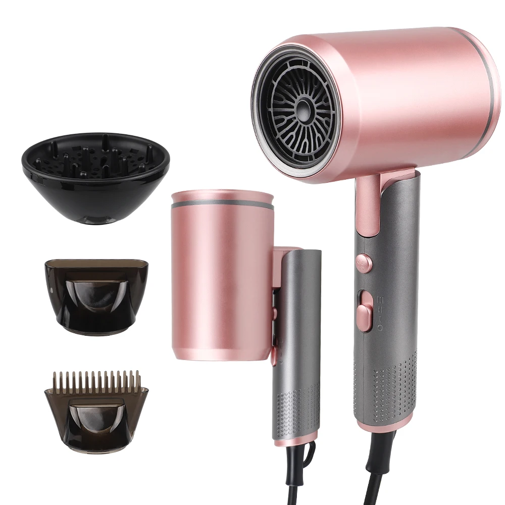 Low Noise Hairdryer 2200W Professional Style Ionic Hair Dryer secador de cabelo Guangzhou Holiday Hair Dryer with Wall Mount