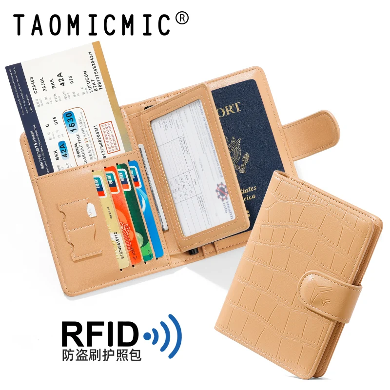 Фабрика TAOMICMIC производит кошельки унисекс из искусственной кожи с держателем для кредитных карт противоугонные по льготным ценам