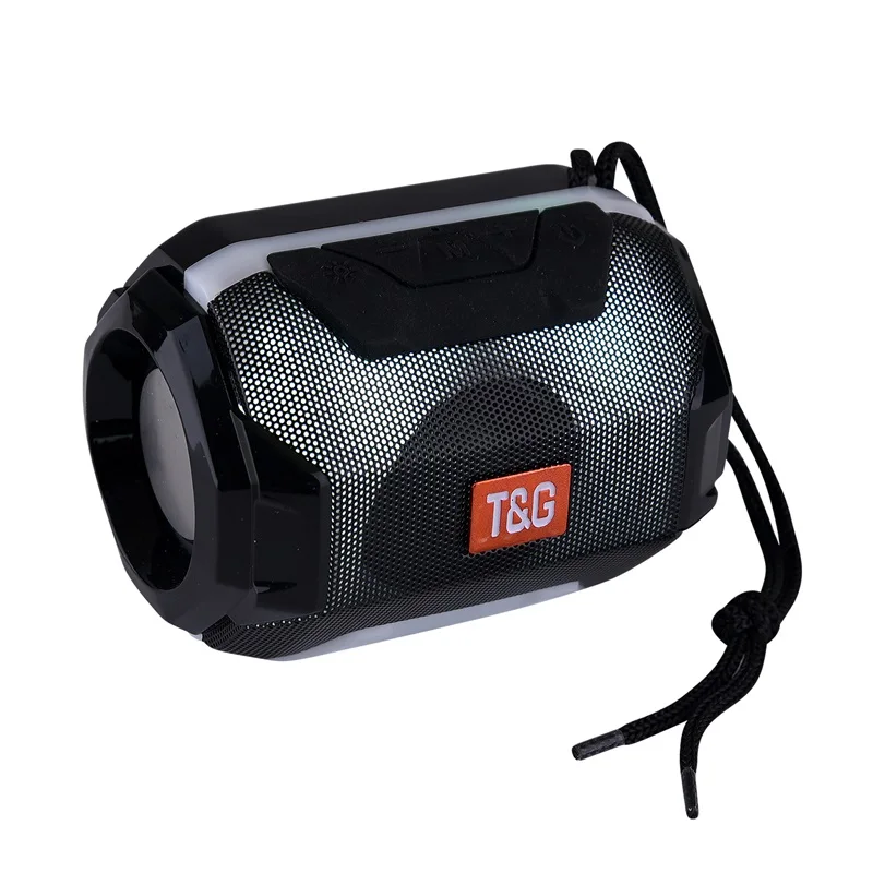 BT5.0 Hifi Sound Wireless Bass Subwoofer Speaker LED Light Mini  Portable Outdoor MP3 FM Radio Speakers TG612