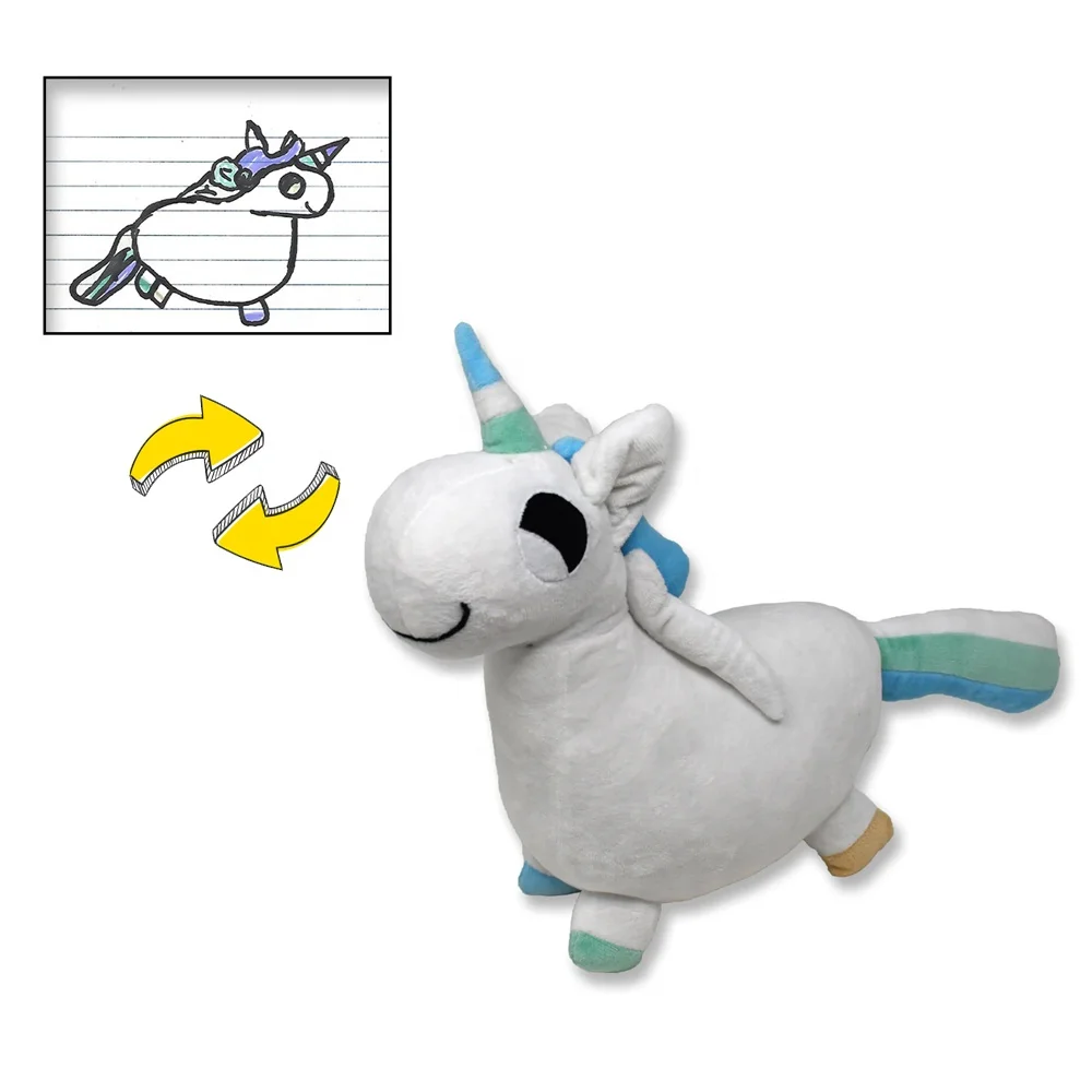 2023 Wholesales baby custom plush animal toys for kids custom plush lion sample from artwork drawing