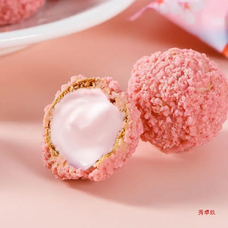 308 г Супер печенье с клубничным вкусом дешевое экзотические закуски конфеты