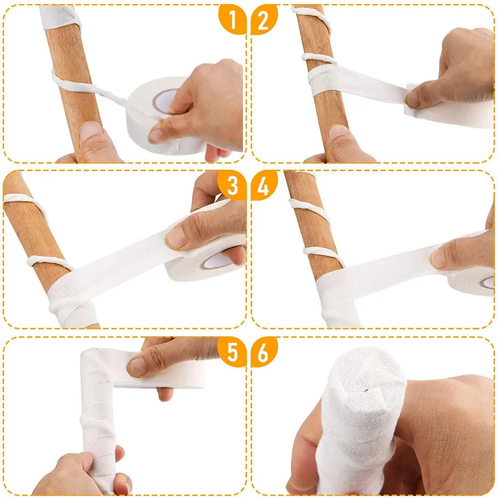 ANTI Custom Cotton White Cloth Hockey Stick Tape For Ice Roller Hockey Stick, Blade Handle Protector Hockey Tape