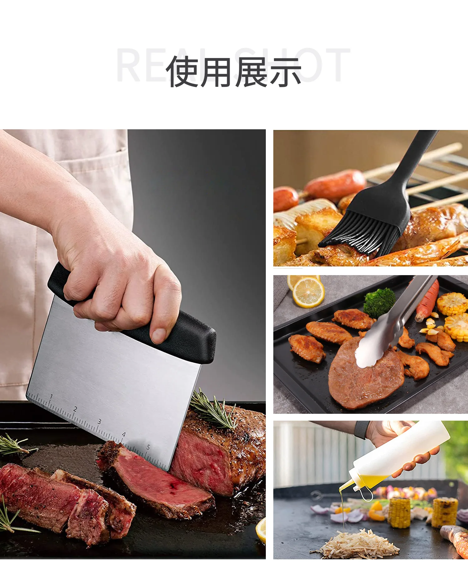 15pcs Bbq Griddle Accessories Kit Stainless Steel Professional Barbecue Griddle Tool Set For Flat Top Cooking Camping