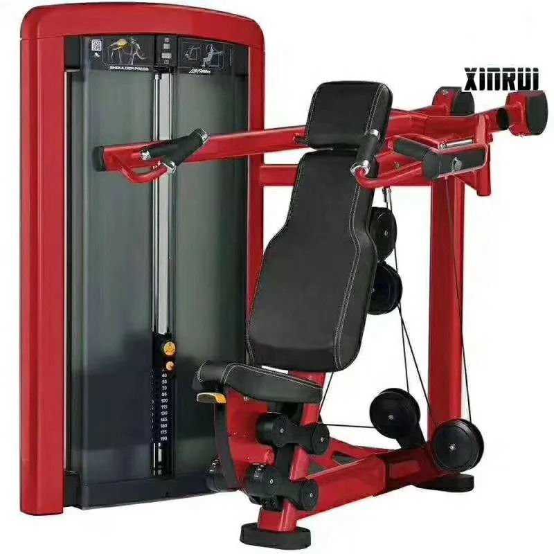 wholesale commercial home gym strength pin-loaded seated shoulder press machine gym equipment fitness club