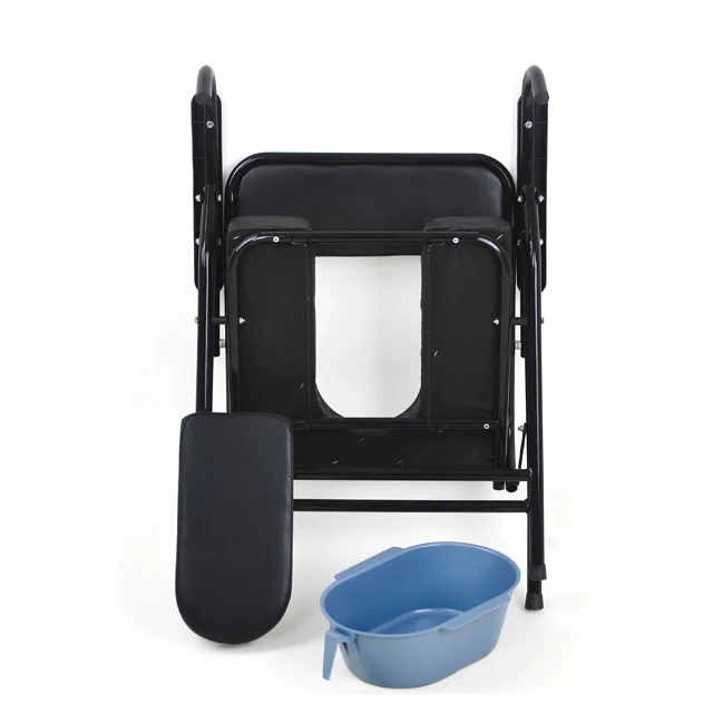 MT MEDICAL Hot Sale Hospital Folding Potty Chair for Elderly
