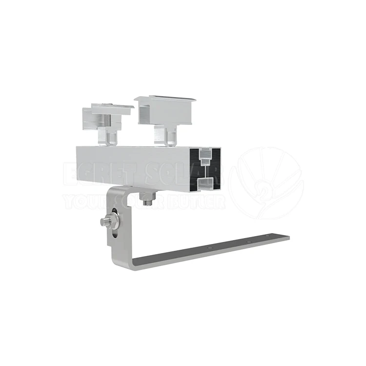 Universal Adjustable Roof Hook for Home Photovoltaic Solar Energy Installation Panel Mounting Roof System with PWM Controller