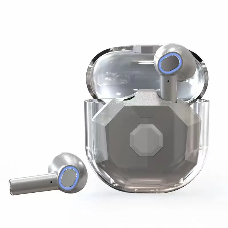 Наушники с низкой задержкой игровая гарнитура беспроводные наушники оптовая продажа прозрачные настоящие bluetooth tws