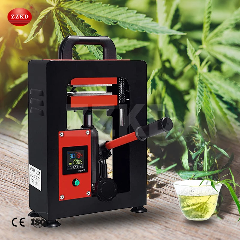 High Oil Extract Yield Rosin Heat Press Hydraulic Style Manual Rosin Dab Press Machine Kit