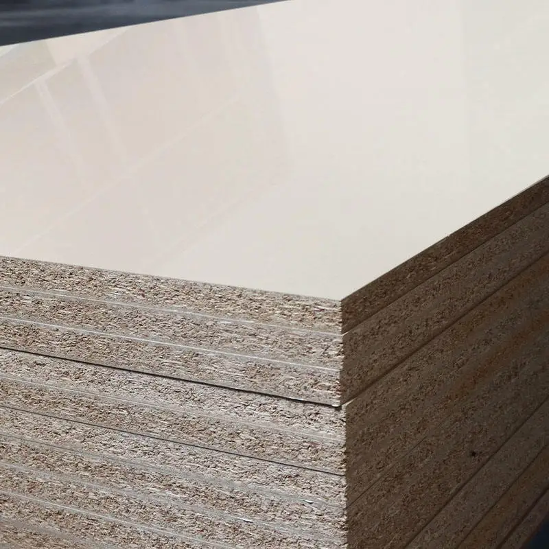 1220x2440 1830x2745 E1 Chipboard Plain Flakeboard 9mm 12mm 15mm 16mm 18mm 25mm White Melamine Particle Board