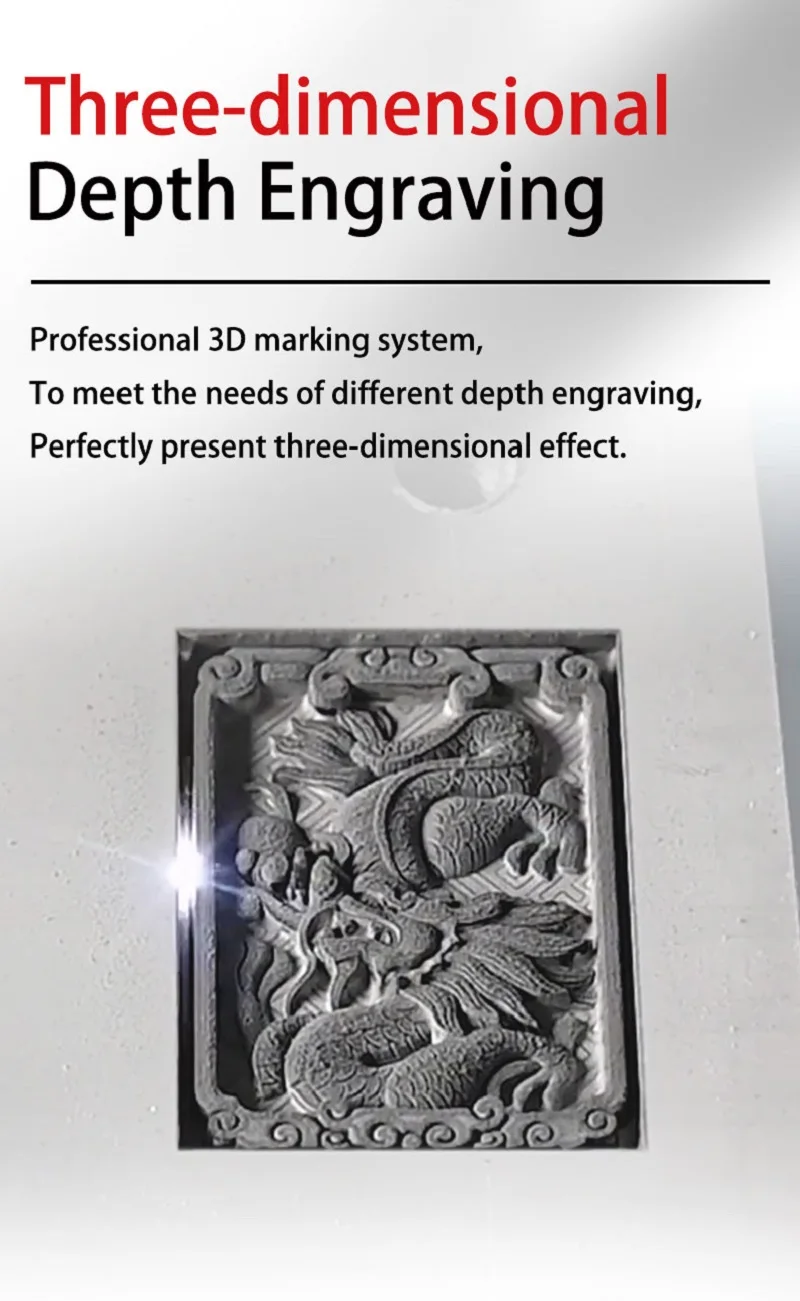 Multifunctional Mini Curved Surface 3D Fiber Laser Marking Machine Price