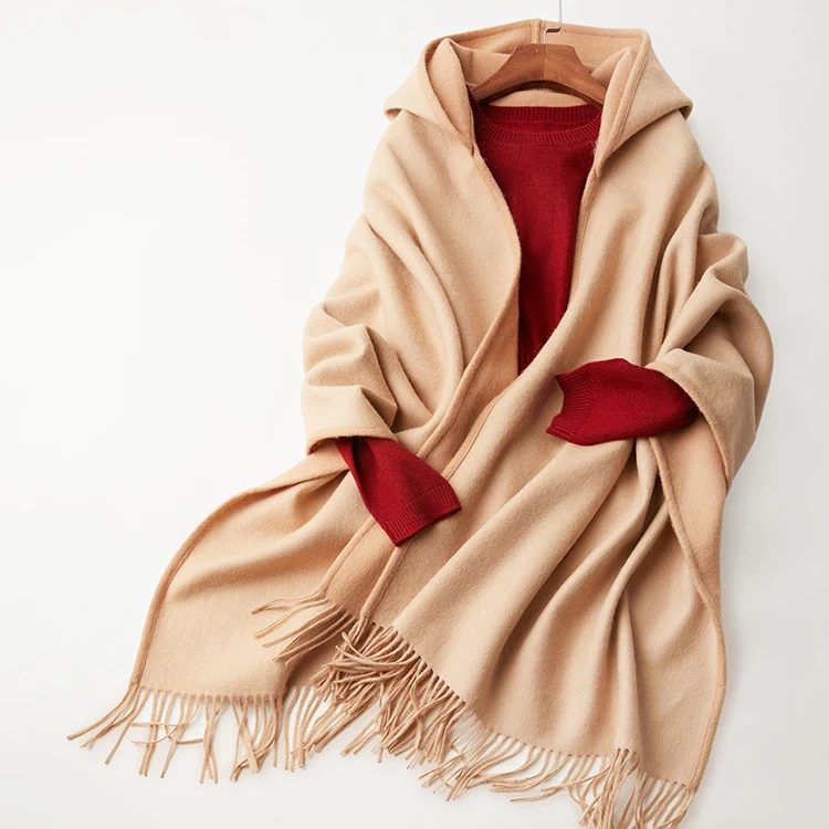 Женские пончо с капюшоном Ponchu, шерстяное женское ирландское одеяло, традиционные накидки Ruana, женские мужские шерстяные пончо с капюшоном