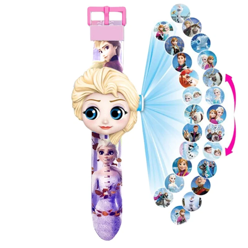 Custom Christmas gifts children cartoon digital wrist watch for kids lights up music spiderman paw glowing 3d t