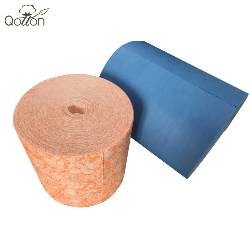 household reusable kitchen bamboo microfiber roll nonwoven fabric multi purpose car wash cloth dish cloth
