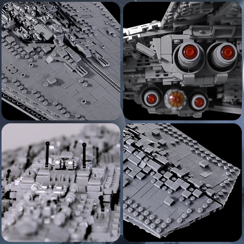 MOULD KING 13134 Executor Class Star Dreadnought Star Destroyer Warship Plastic Diy Technic Bricks Set Mini Building Blocks Toys