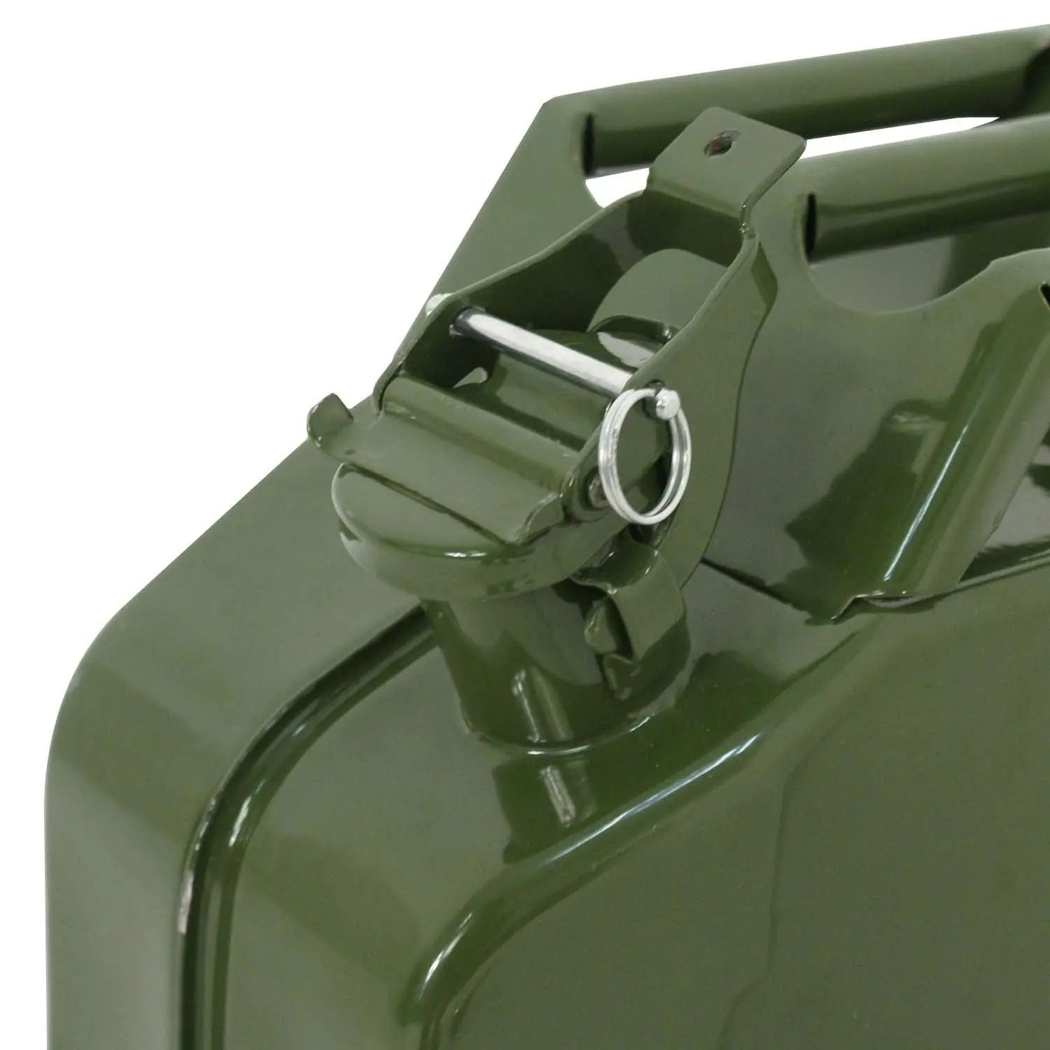 20L Gas Fuel Tank Jerry Can Automotive Steel Green Tank