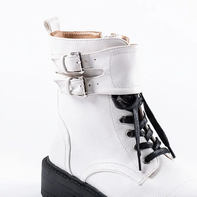 
wholesale shoes women fashion new casual boots rubber outsole Chunky Hiker Boot 