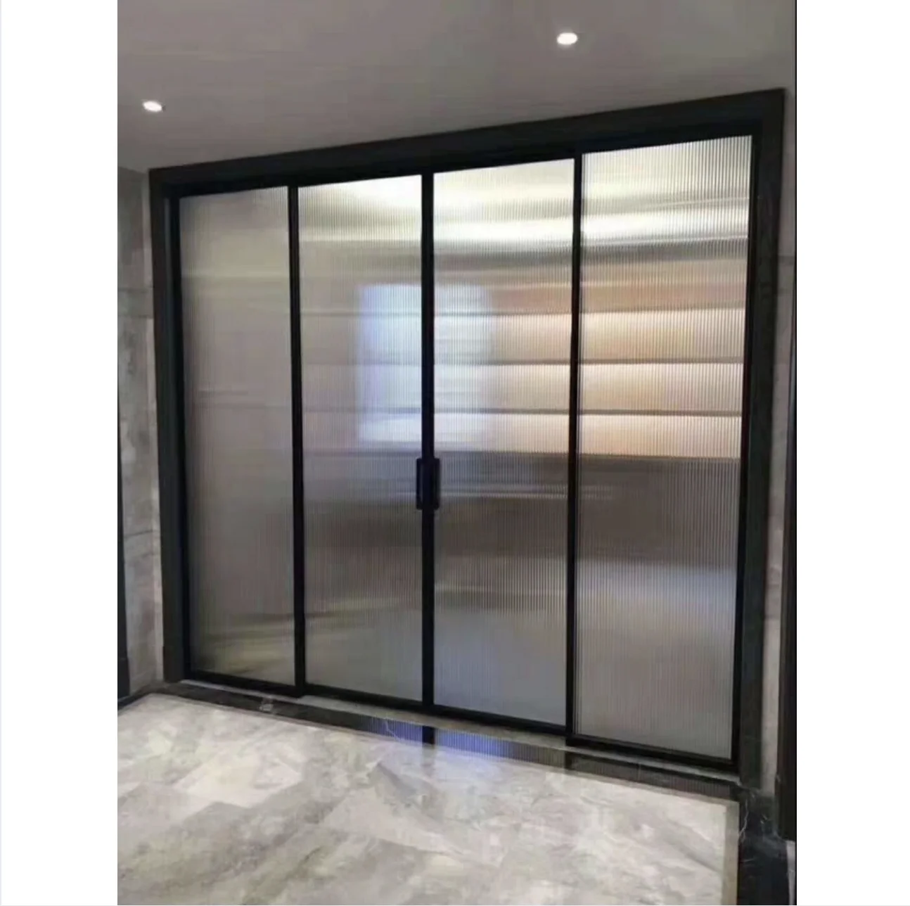 Hot Sale Aluminum Balcony Door Bi-Folding Door/Aluminium Folding Door/Multi-Leaf Door