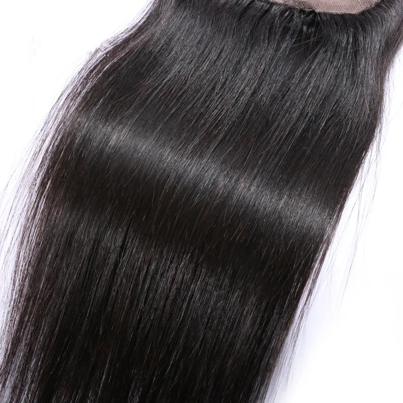 Wholesale 4*4 Lace Closure Top Quality Human Hair Frontal Lace Closure Silk Base Closure For Wigs In Stock Ready To Ship