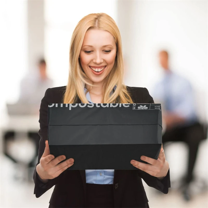 Biodegradable Mailers Eco Friendly Plastic Packaging Compostable Grey Polymailer Customized Mailing Bags for Clothing