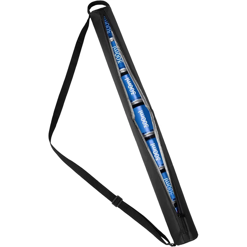 Customizable Logo Neoprene Polyester Insulated Golf Sleeves and Beer Can Cooler Bag for Travel Storage Camping Hiking Picnics