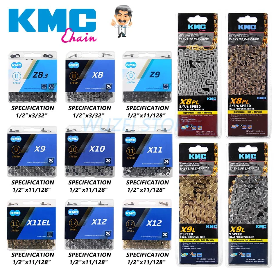 KMC Bicycle Chain Precision Technology Production Racing Bicycle Chain