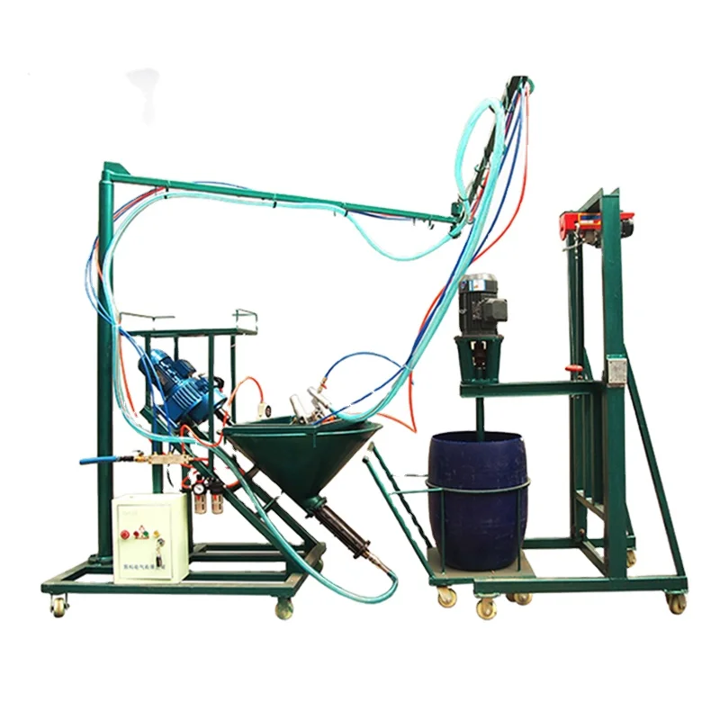 Made in China GRC spraying machinery, glass fiber, mud, paint and other materials are available
