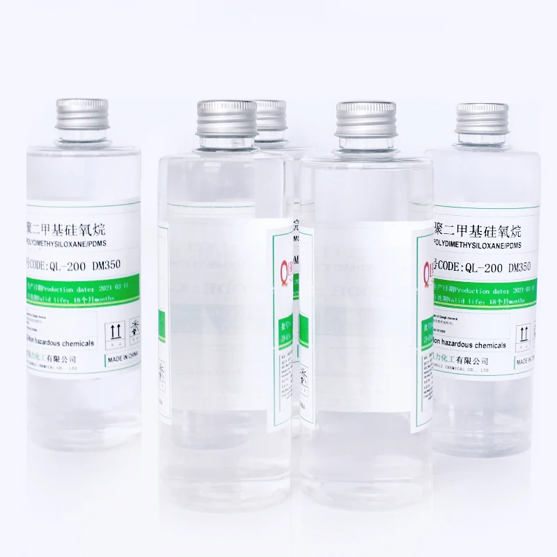 Chemical factory produces colorless and odorless polydimethylsiloxane as chemical additives coating auxiliary agent