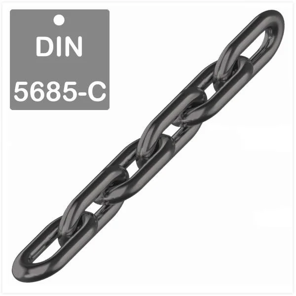 GI Carbon Steel DIN 5685c Welded Short Link Chain Manufacturer