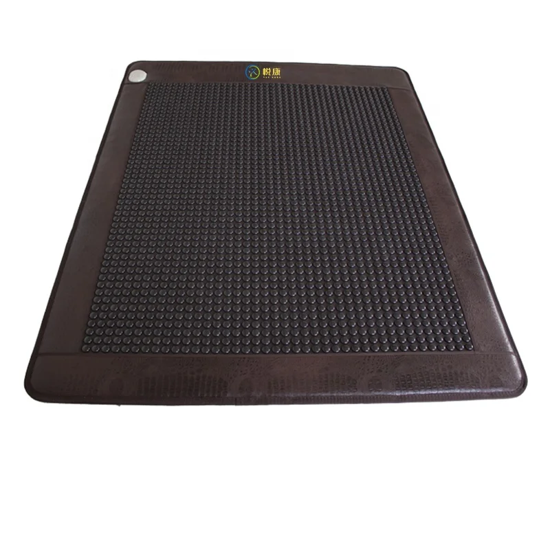 Korea Heated Massage Bed Mattress Heating Stone Far Infrared Thermal Therapy  Germanium Heat Jade Tourmaline Mat