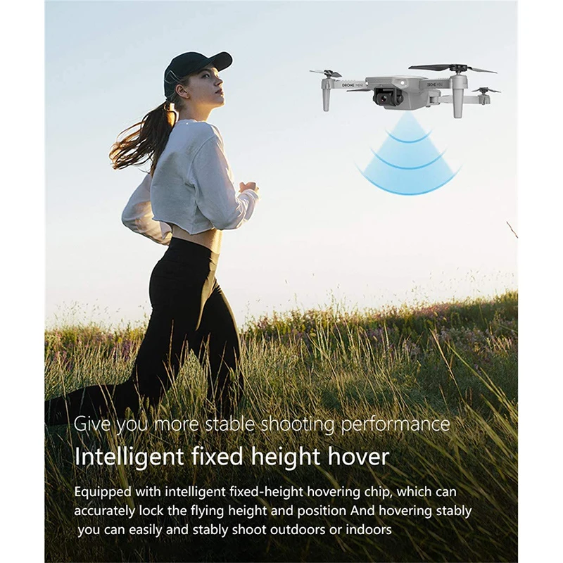 Wifi Fpv Drone With Dual 4k Hd Camera And Wide-angle Live Video Drone Mini E88