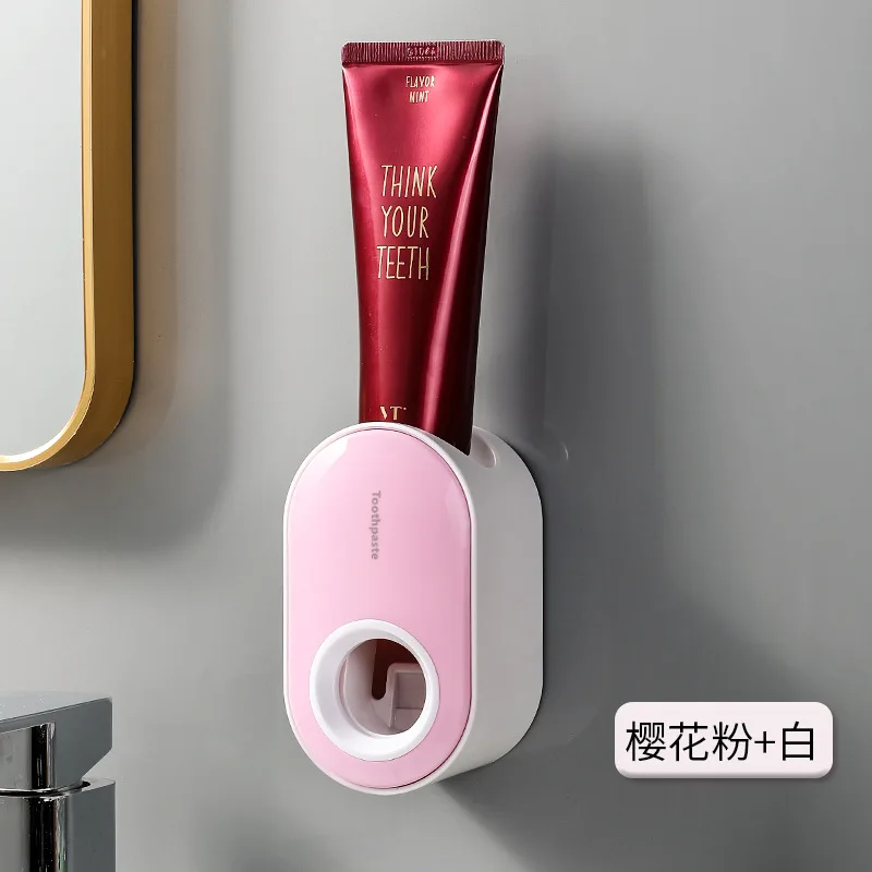 Оптовая Продажа Настенный Hand Free автоматический многофункциональный для ванной комнаты, дозатор для зубной пасты для детей