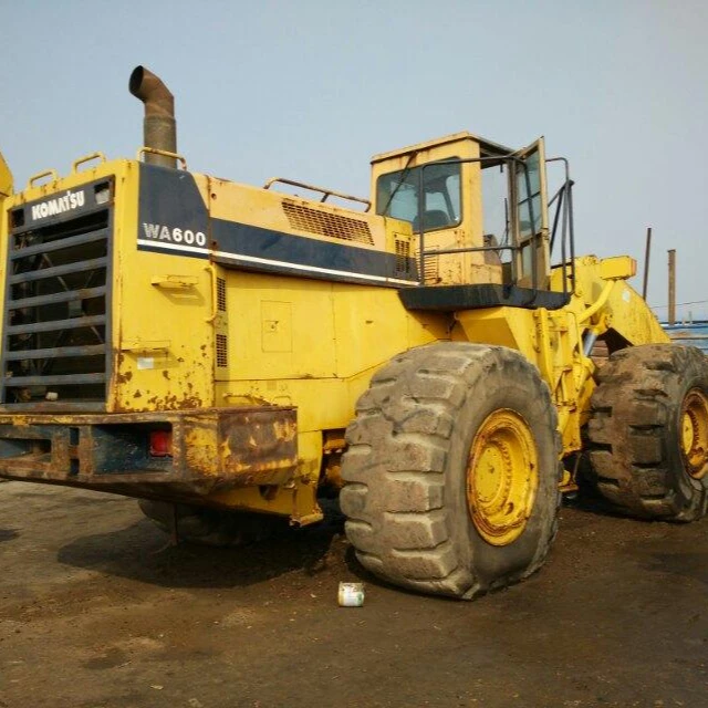 Original Second Hand Used Wheel Loader WA600 Used Komatsu WA600 Wheel Loader For Sale